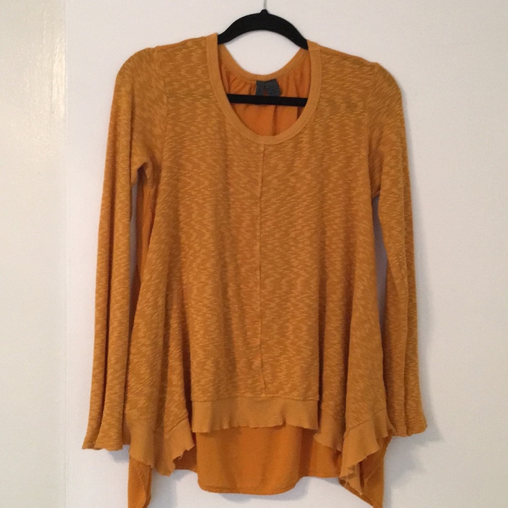Yellow Long Sleeve Top